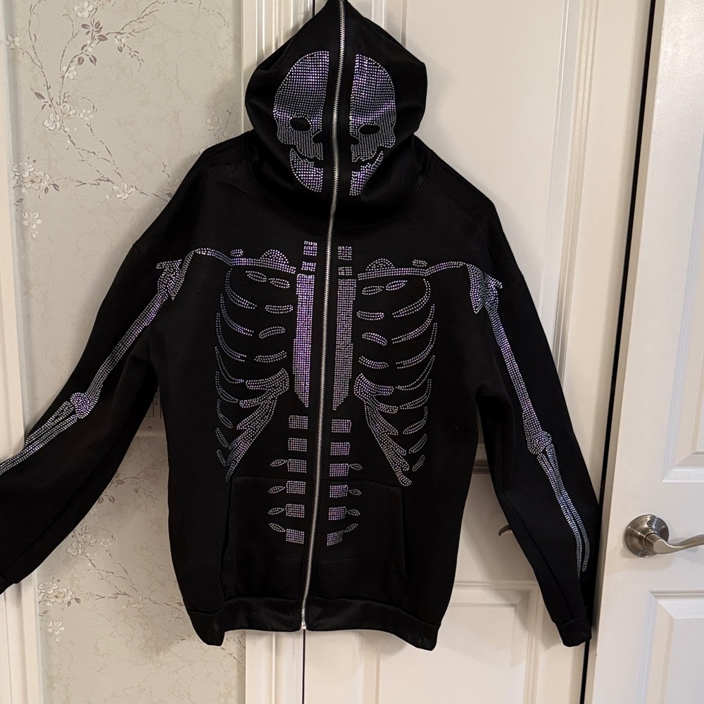 Black Skeleton Hoodie